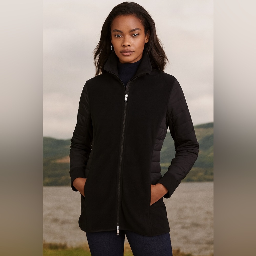 Ralph Lauren Women's Classic Black Puffer Coat